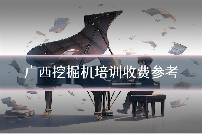 广西挖掘机培训收费参考
