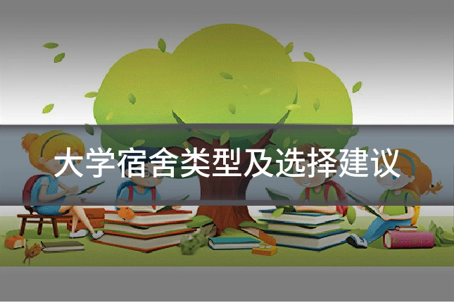 大学宿舍类型及选择建议