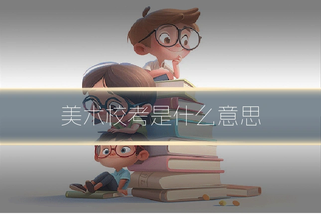 美术校考是什么意思