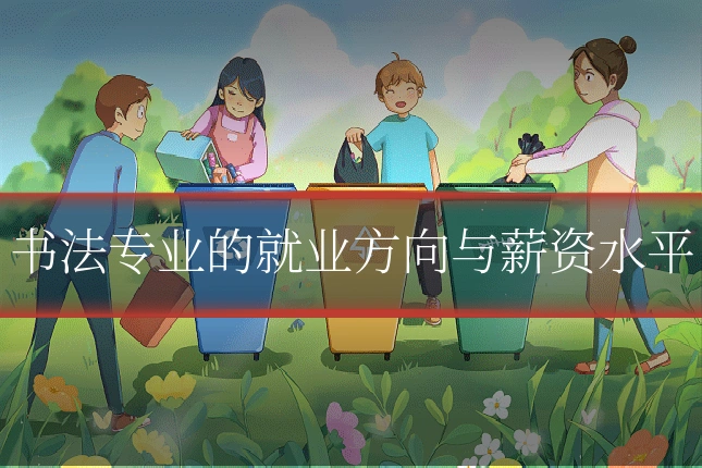 书法专业的就业方向与薪资水平