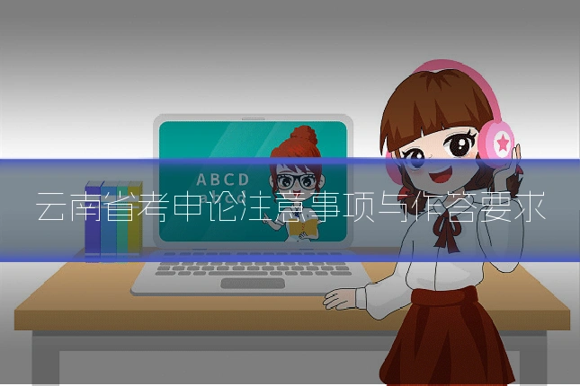 云南省考申论注意事项与作答要求
