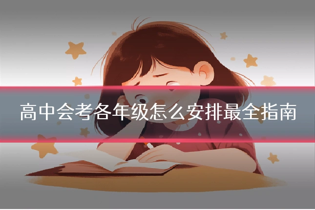 高中会考各年级怎么安排最全指南
