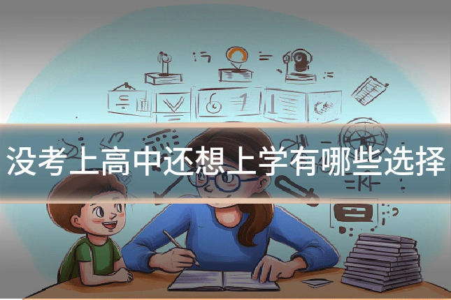 没考上高中还想上学有哪些选择