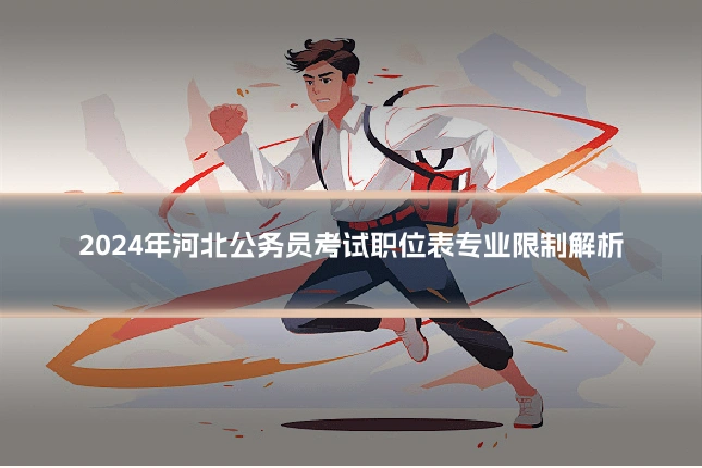 2024年河北公务员考试职位表专业限制解析