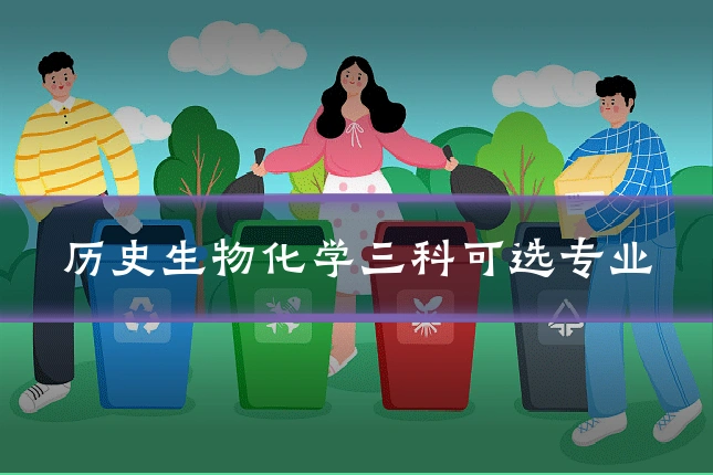 历史生物化学三科可选专业