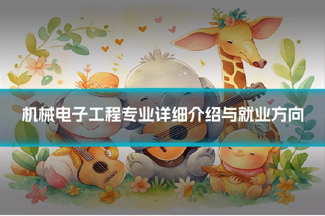 机械电子工程专业详细介绍与就业方向