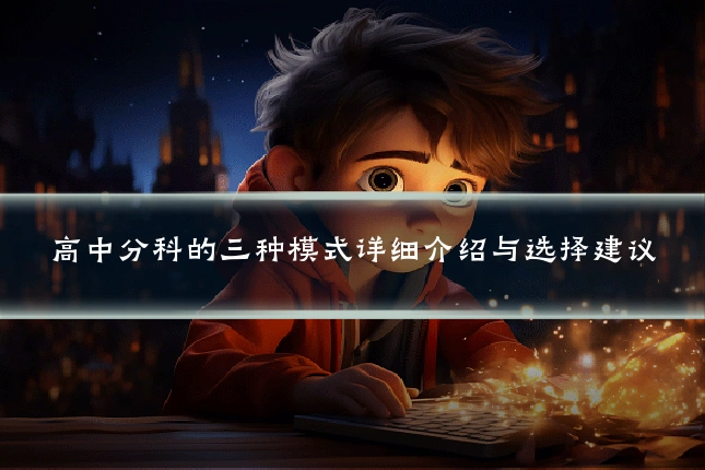 高中分科的三种模式详细介绍与选择建议
