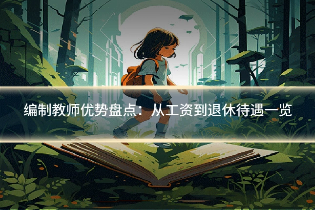编制教师优势盘点：从工资到退休待遇一览