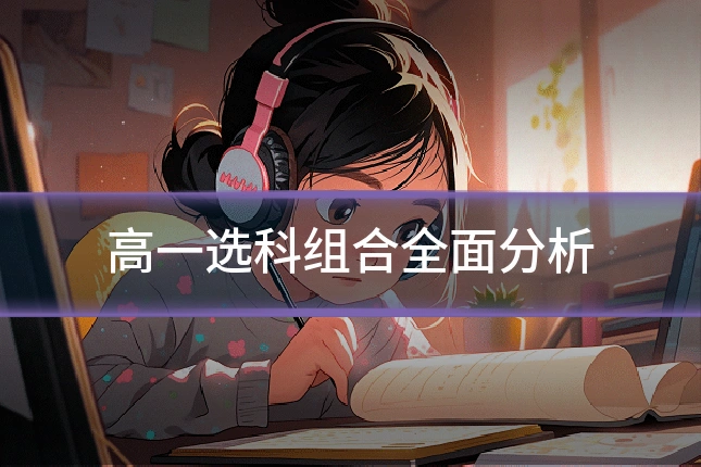 高一选科组合全面分析