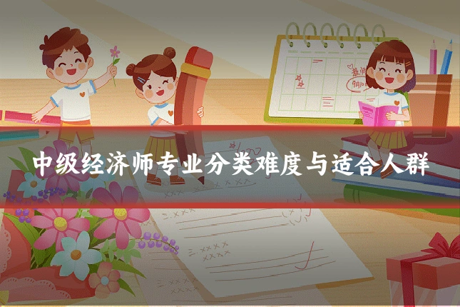 中级经济师专业分类难度与适合人群