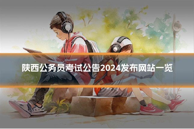 陕西公务员考试公告2024发布网站一览