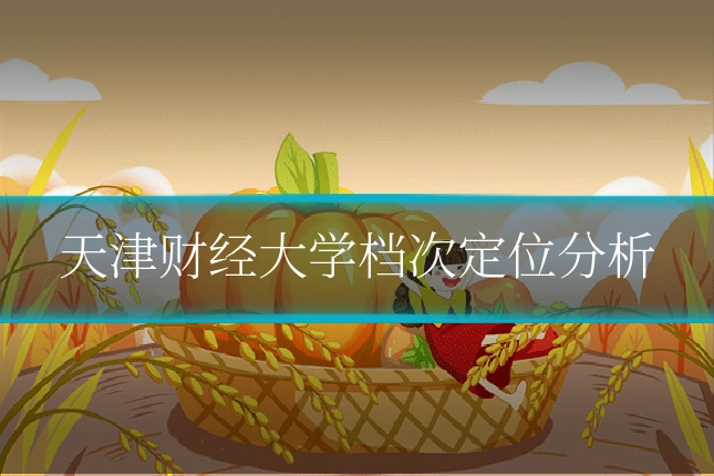 天津财经大学档次定位分析