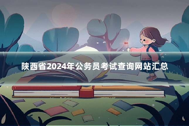 陕西省2024年公务员考试查询网站汇总