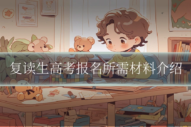 复读生高考报名所需材料介绍