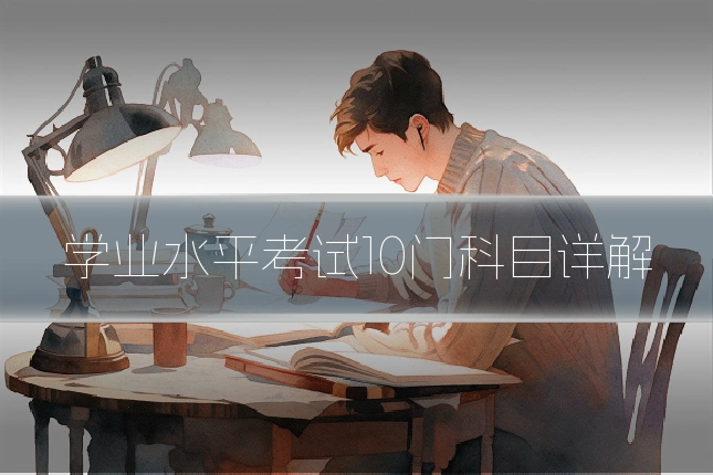 学业水平考试10门科目详解