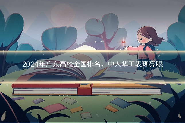 2024年广东高校全国排名，中大华工表现亮眼