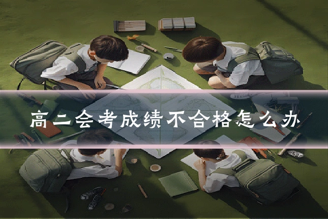 高二会考成绩不合格怎么办