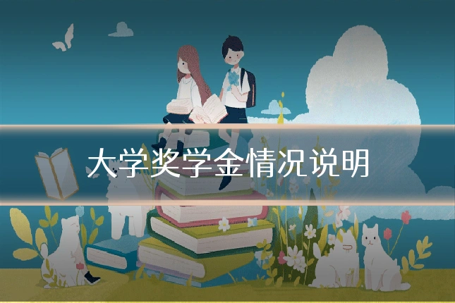 大学奖学金情况说明