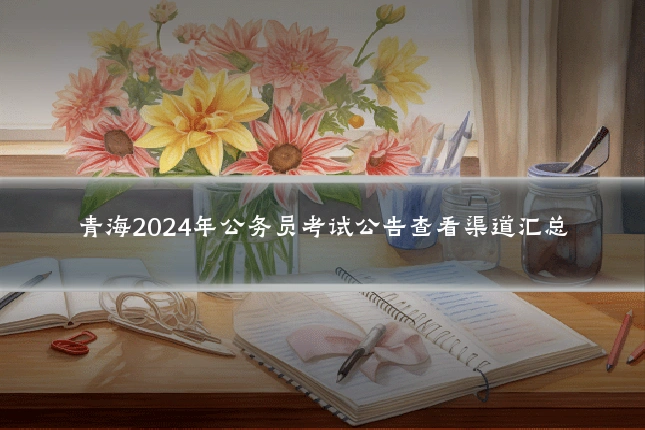 青海2024年公务员考试公告查看渠道汇总