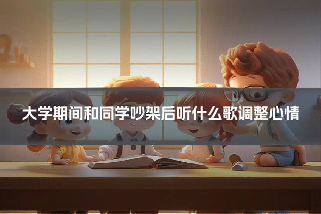 大学期间和同学吵架后听什么歌调整心情
