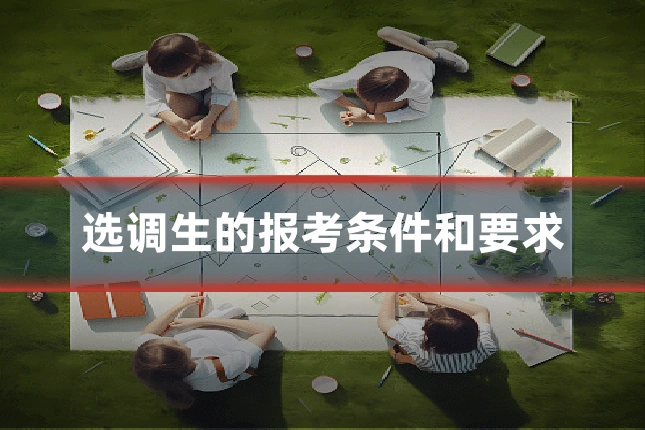 选调生的报考条件和要求