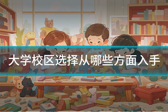 大学校区选择从哪些方面入手