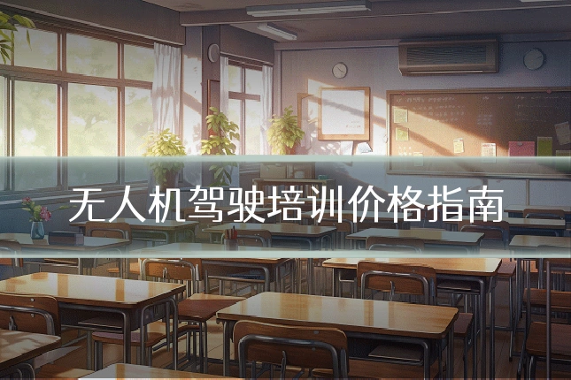 无人机驾驶培训价格指南