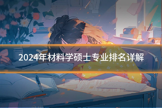 2024年材料学硕士专业排名详解