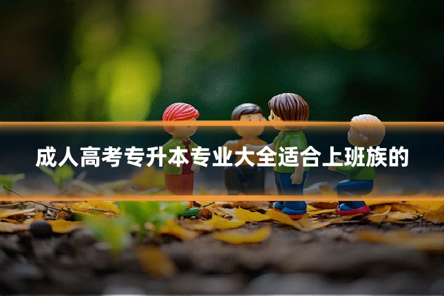 成人高考专升本专业大全适合上班族的