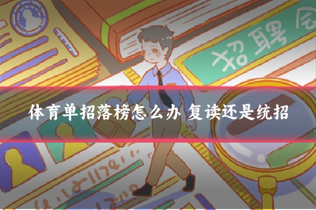 体育单招落榜怎么办 复读还是统招