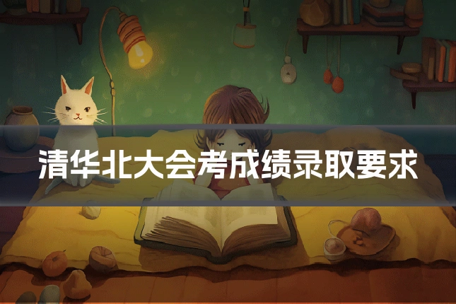 清华北大会考成绩录取要求