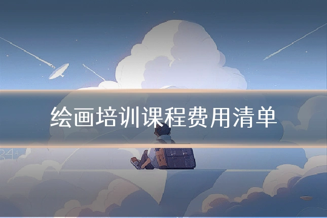 绘画培训课程费用清单
