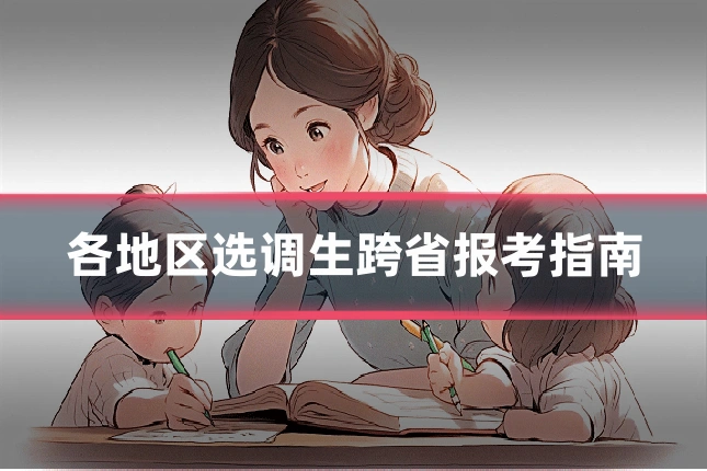 各地区选调生跨省报考指南