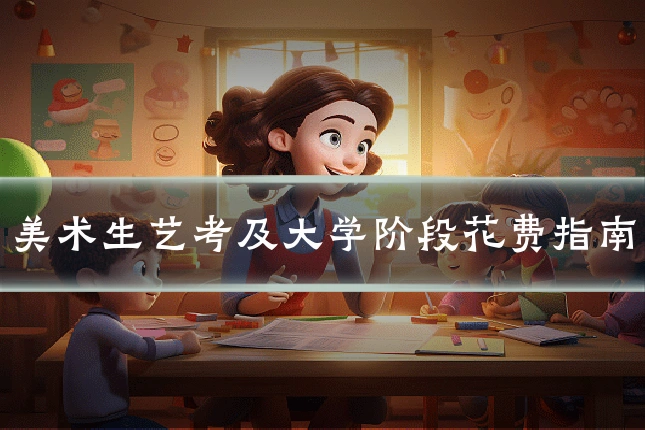 美术生艺考及大学阶段花费指南