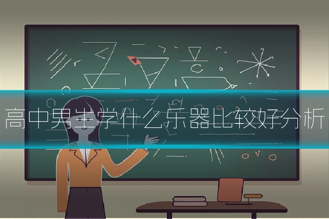 高中男生学什么乐器比较好分析