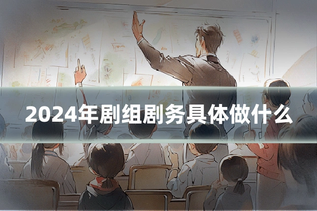 2024年剧组剧务具体做什么