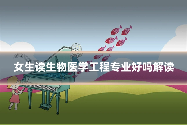 女生读生物医学工程专业好吗解读