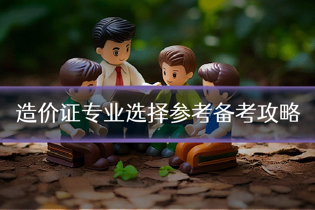 造价证专业选择参考备考攻略