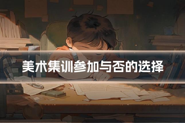 美术集训参加与否的选择