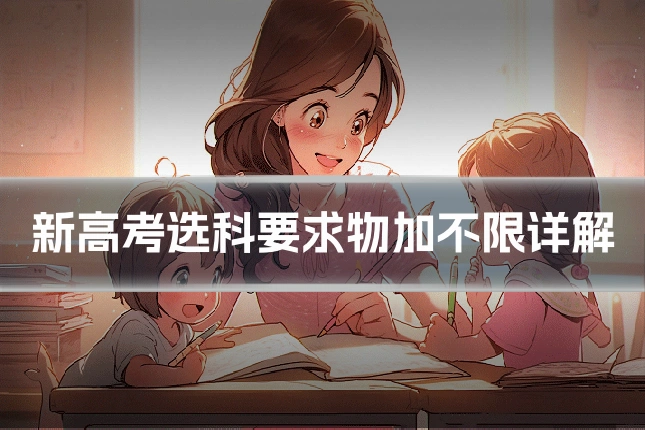 新高考选科要求物加不限详解