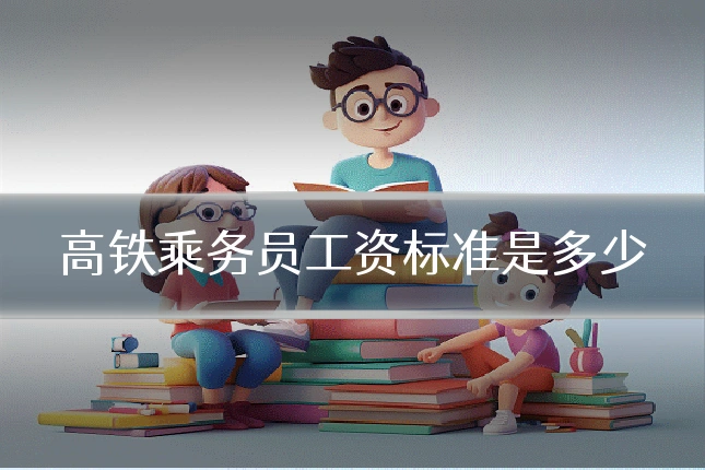 高铁乘务员工资标准是多少