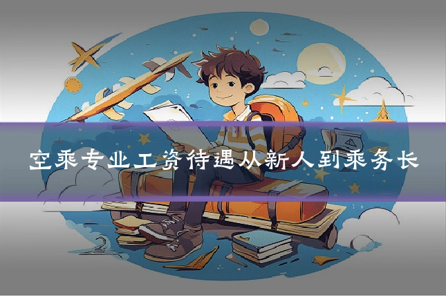 空乘专业工资待遇从新人到乘务长
