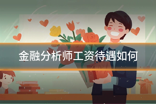 金融分析师工资待遇如何