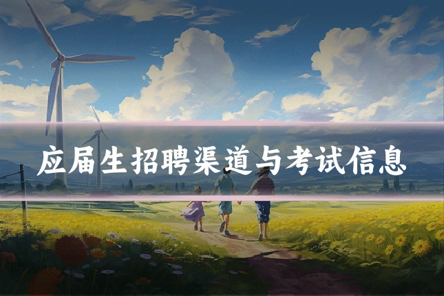 应届生招聘渠道与考试信息