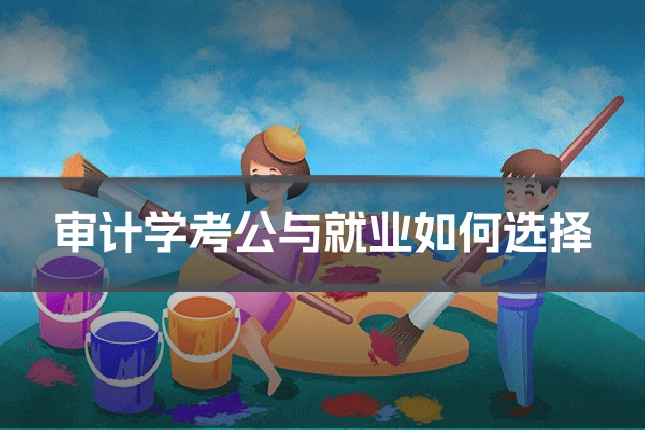 审计学考公与就业如何选择
