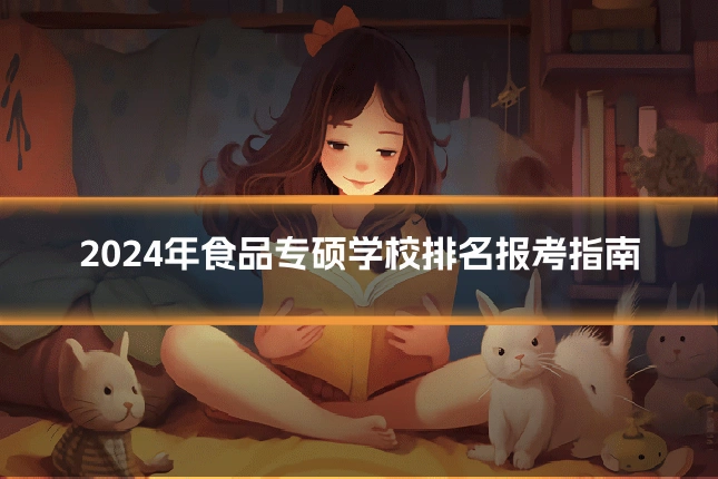 2024年食品专硕学校排名报考指南