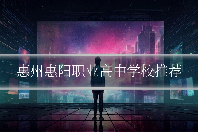 惠州惠阳职业高中学校推荐
