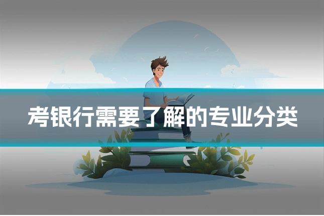 考银行需要了解的专业分类