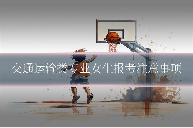 交通运输类专业女生报考注意事项