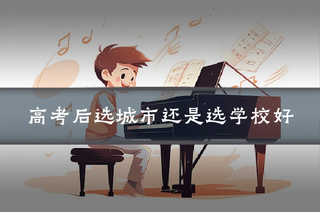 高考后选城市还是选学校好